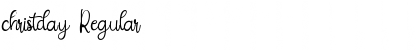 Download christday Font Download christday Font