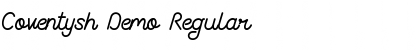 Download Coventysh Demo Font Download Coventysh Demo Font