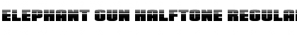 Download Elephant Gun Halftone Font Download Elephant Gun Halftone Font