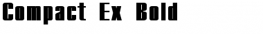 Compact Ex Font