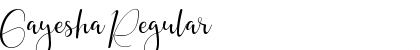 Download Gayesha Font