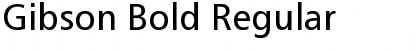 Gibson Bold Regular Font