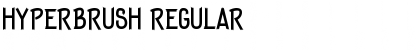 HyperBrush Regular Font