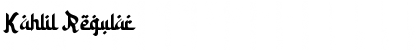 Download Kahlil Font Download Kahlil Font