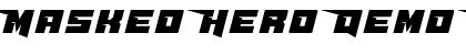 Download Masked Hero Demo Font Download Masked Hero Demo Font