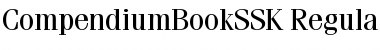 Download CompendiumBookSSK Font