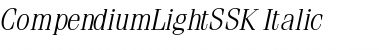 CompendiumLightSSK Font