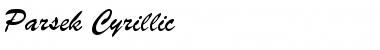 Parsek Font