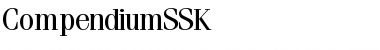 CompendiumSSK Regular Font