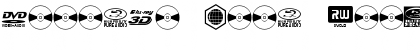 Download Optical Disc Symbols RJB Font
