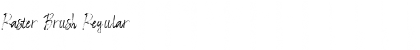 Download Raster Brush Font Download Raster Brush Font
