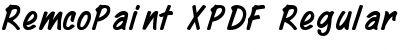 RemcoPaint XPDF Regular Font
