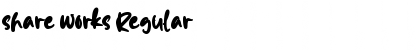 Download share works Font Download share works Font