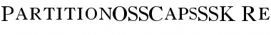 PartitionOSSCapsSSK Font