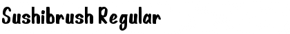 Sushibrush Regular Font