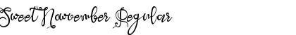 Download Sweet Nowvember Font Download Sweet Nowvember Font