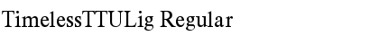 TimelessTTULig&nbsp;Regular
