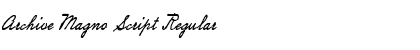 Download Archive Magno Script Font