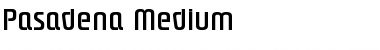Pasadena-Medium Regular Font