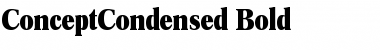 ConceptCondensed Font