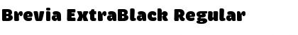 Brevia ExtraBlack Regular Font