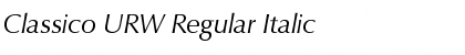 Classico URW Font Classico URW Font