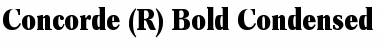 ConcordeCondensedBQ Bold Condensed