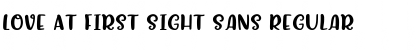 Download Love At First Sight Sans Font