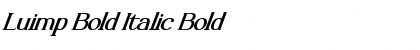 Luimp Bold Italic Bold