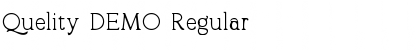 Quelity DEMO Regular Font