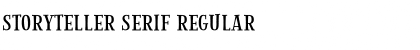 Storyteller Serif Regular Font