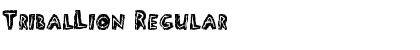 Download TribalLion Font Download TribalLion Font