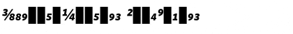 WhitneyNumeric BoldItalic Font