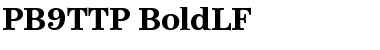 PB9TTP-BoldLF Regular Font