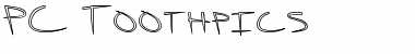 PC Toothpics Regular Font