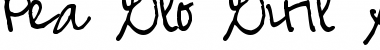 Download Pea Glo-Girl Script Font Download Pea Glo-Girl Script Font