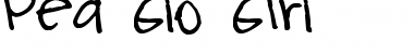 Download Pea Glo-Girl Font Download Pea Glo-Girl Font