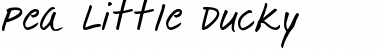 Pea Little-Ducky Regular Font