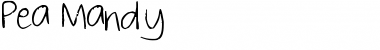 Download Pea Mandy Font Download Pea Mandy Font