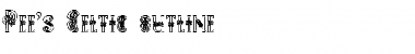 Download Pee's Celtic outline Font Download Pee's Celtic outline Font