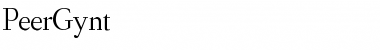 Download PeerGynt Font Download PeerGynt Font