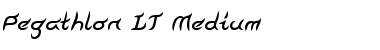 Pegathlon LT Medium Font