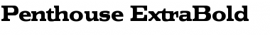 Penthouse-ExtraBold Regular Font