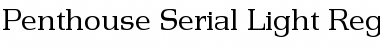 Download Penthouse-Serial-Light Font