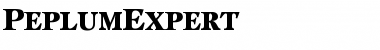 PeplumExpert Normal Font