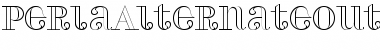 Download PerlaAlternateOutline Font Download PerlaAlternateOutline Font