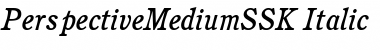 PerspectiveMediumSSK Italic