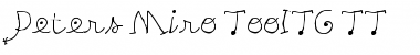 Download Peters Miro TooITC TT Font