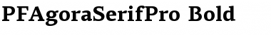 Download PF Agora Serif Pro Font