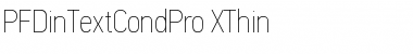 PF Din Text Cond Pro Extra Thin